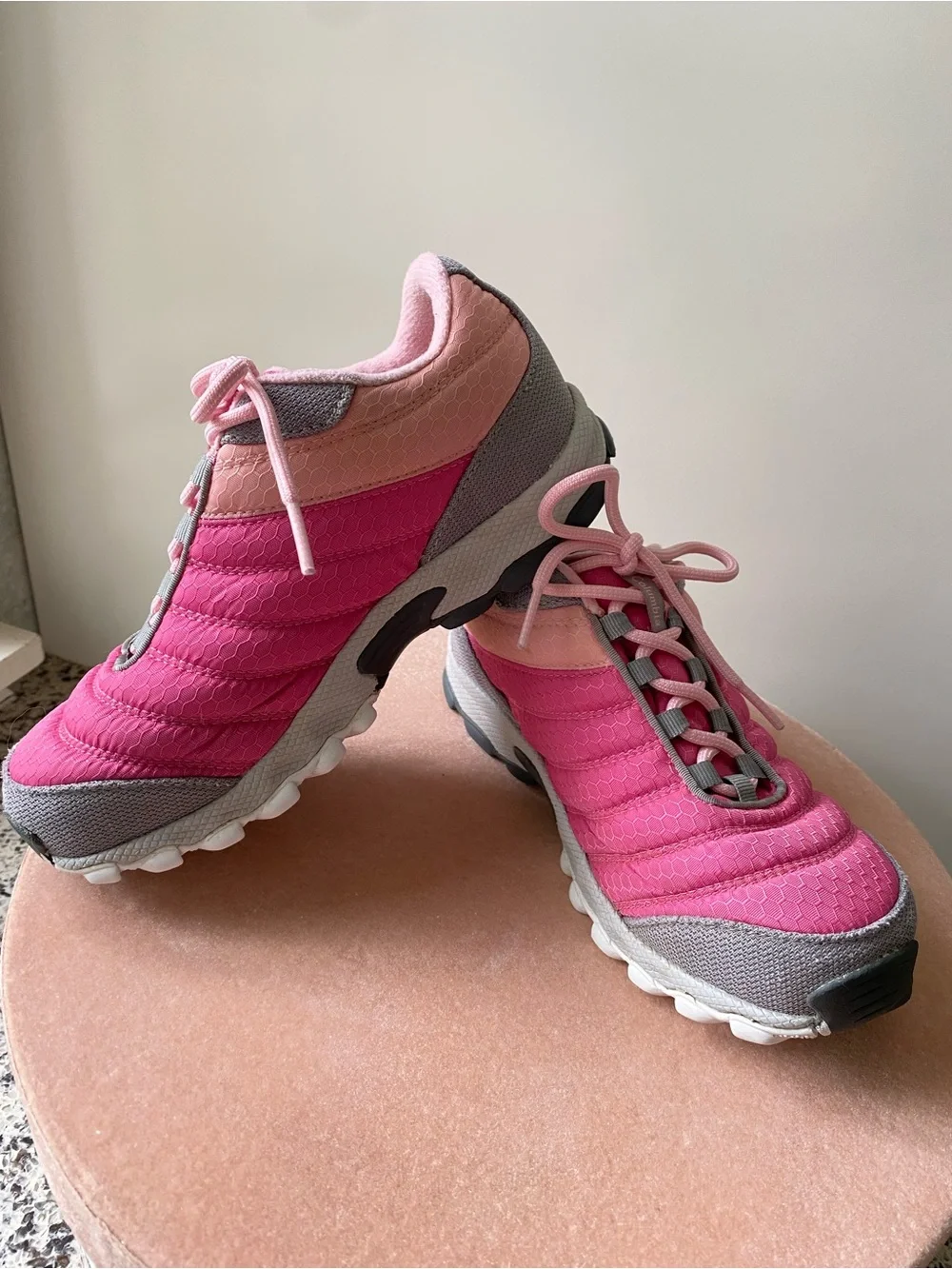 COLUMBIA‎ Girls Techlite Waterproof Trail Sneakers Pink 3